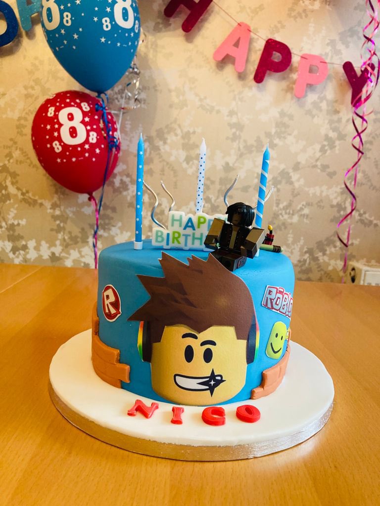 Adorable Roblox Boy Cake  A Wholesome Gaming Celebration