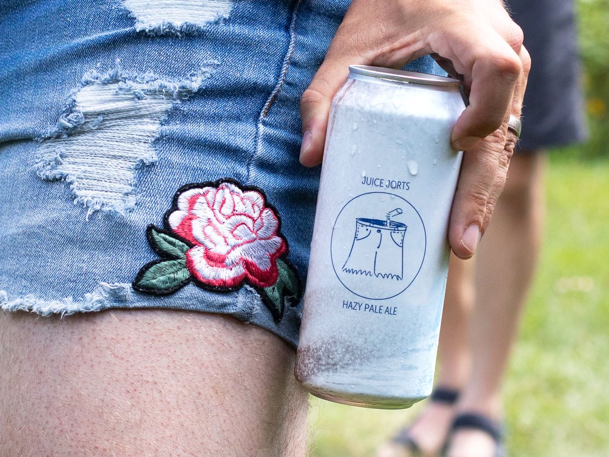 What qualifies a Jort as a Jort? #juicejorts seen in the wild at @greattasteofthemidwest