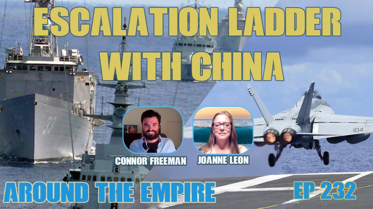 Ep 232 Escalation Ladder With China feat Connor Freeman
<a href="/FreemansMind96/">Connor Freeman</a> &amp; @JoanneLeon: The escalation ladder of hostilities with China, how it developed under four presidents and how we seem to climb further up the ladder every day
aroundtheempire.com/2021/08/14/ep2…
youtube.com/watch?v=y_F7Ki…
