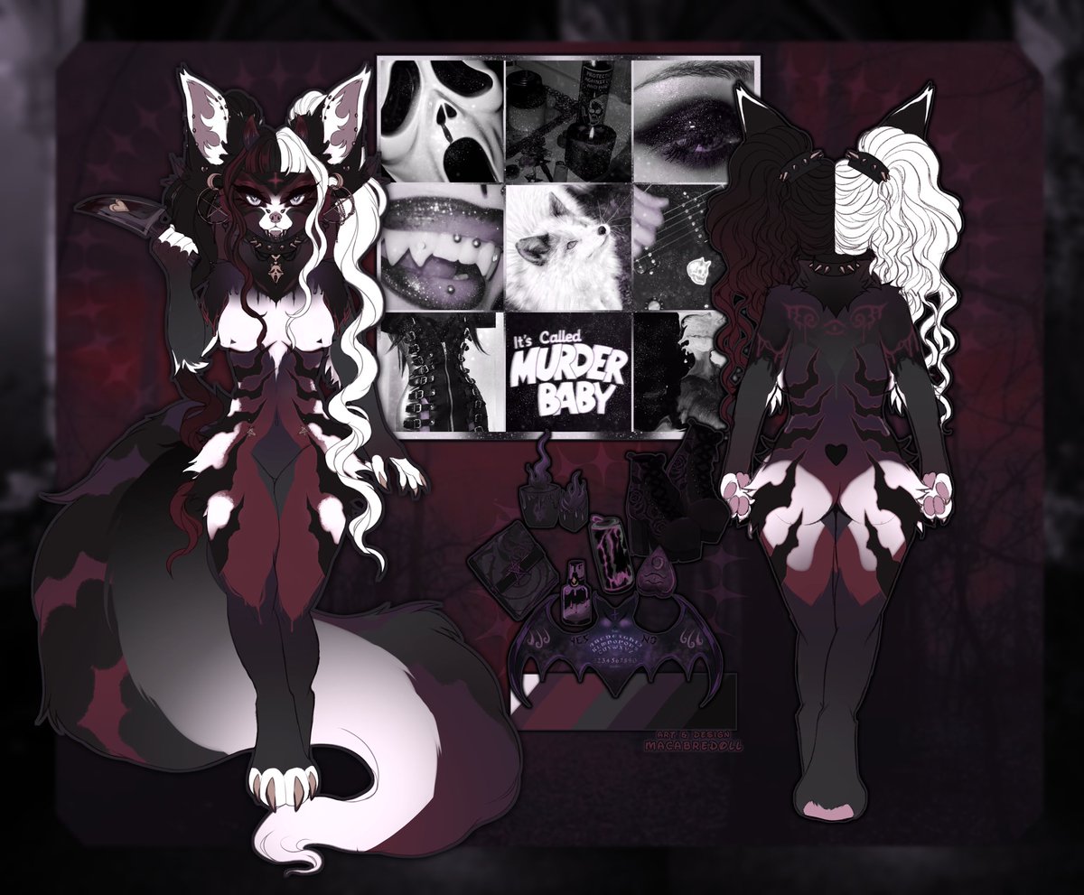 DokekkiArt's tweet photo. reselling or trading this design as well, i just haven't had the time for this beautiful babe and I don't want her to go to waste!! design by @MACABRE_XXX 

will accept art, possible hq ocs, or $180 USD https://t.co/Ge2Sn96qH7