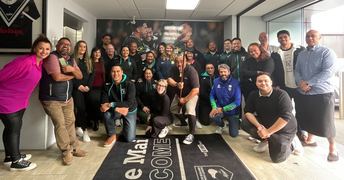 LeVaPasifika's tweet photo. He waka eke noa – We’re in this together
Our #LifeKeepers team connected with some of the incredible leaders at New Zealand Rugby League (NZRL) to deliver a Mana Akiaki: LifeKeepers for Māori suicide prevention workshop.
Ngā mihi ki a koutou – We look forward to this rōpu https://t.co/ZHvZRneU4V