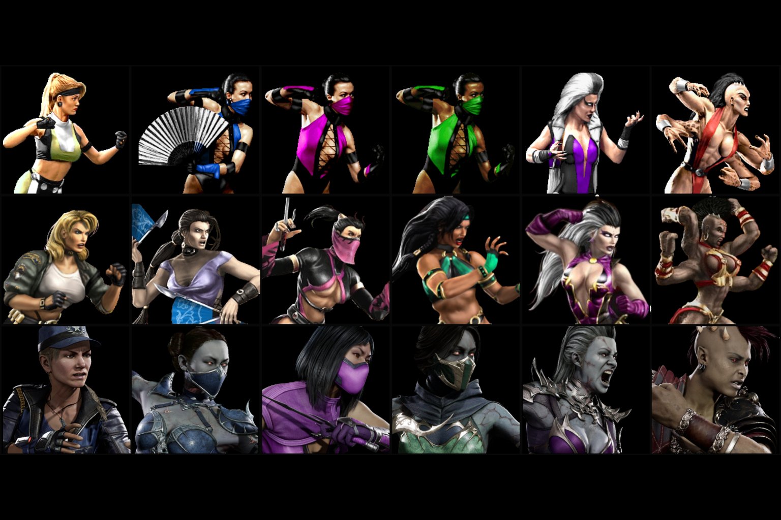 Female Mortal Kombat Characters Names