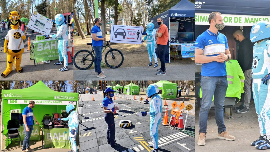 PilotoX1's tweet photo. Gran domingo del día de la niñez en la Expo Seguridad Vial en la localidad de Bahia Blanca @movilidadbahia @TomasMarisco @rafrapiccini @MunicipioBahia 

Compartimos con las niñas y niños los mensajes #FangioTeEnseña #TransportePBA @alejosupplyok @MuseoFangio 

Gracias ❤👍 https://t.co/JUvAIggwjb