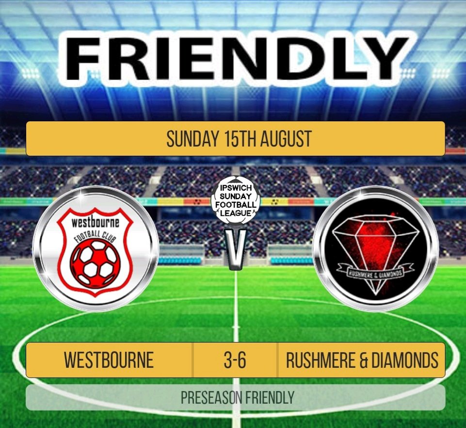 firstgoldenhind's tweet photo. 💥FINAL SCORE 💥

FINAL SCORE!...

@westbourne_fc 3 Vs Diamonds 6

MOTM 🏅  k.Spencer 

Great Team Performance From The Diamonds👏🏻👏🏻 all the best for the season @westbourne_fc

UP THE DIAMONDS 💎💎💎💎💎 https://t.co/9pRMz8pL0O