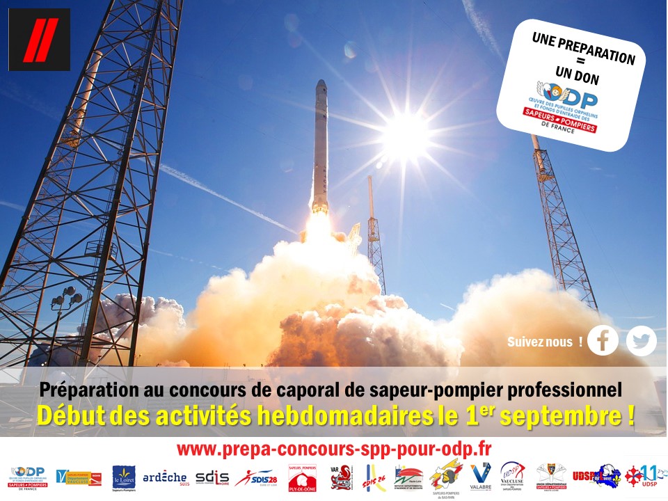 PrepconcoursSpp's tweet photo. 🟢[Prépa concours 2021] ➡️Inscription #plateforme 
🔴1 septembre 2021 ➡début #activités &amp; 14 semaines
 ✔️QCM sapeurs-pompiers
 ✔️QCM étude de texte
 ✔️QCM mathématiques
 ✔️Activités physiques
📌8.5 € totalité dispositif &amp; au profit @OdpPompiers 
➡ https://t.co/cdNMmFZE7X https://t.co/eUZB4WtoX3