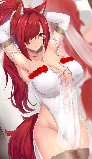 skeb依頼にてオリジナルのエッッッッなケモノお姉さん描かせて頂きました(*'꒳`*) 