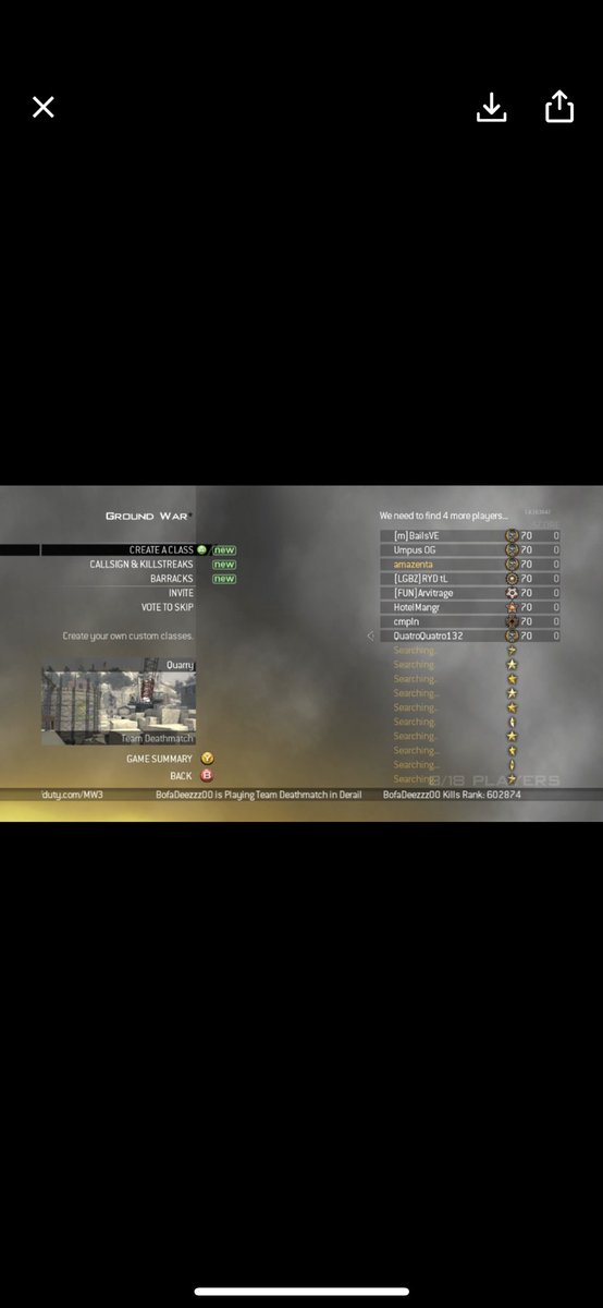 KEEPMW2ALIVE's tweet photo. #mw22021 #mw2 Groundwar Xbox 360 https://t.co/luIFsuJVLU