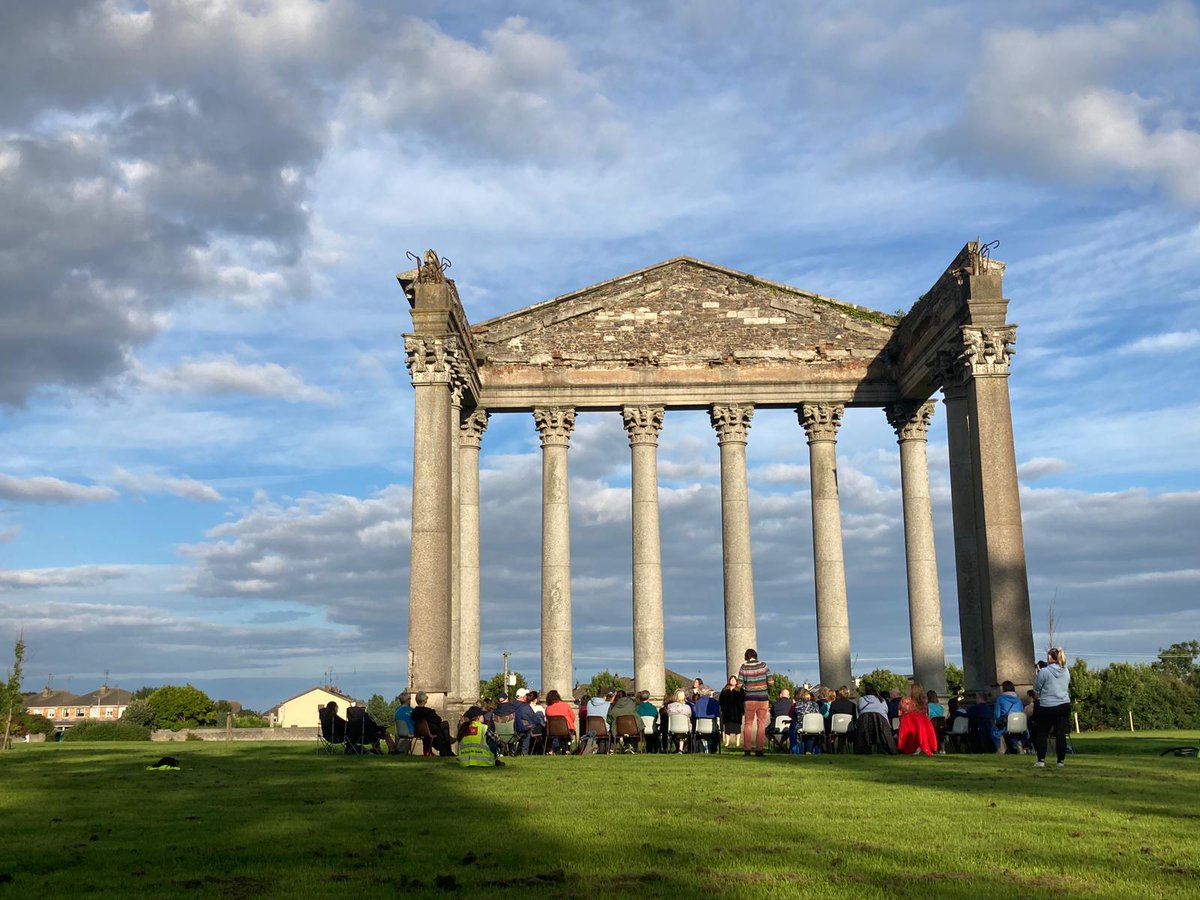 fingalarts's tweet photo. Brilliant performances this evening at The Green Belt Trilogy @Fingalcoco public art commission with artist #declangorman and as part of newly formed community festival #momentum21 in Rush &amp; Lusk well done to everyone @EVENTSinFingal @creativeirl @RushTourism @millbanktheatre https://t.co/DJJ8Uxw75L