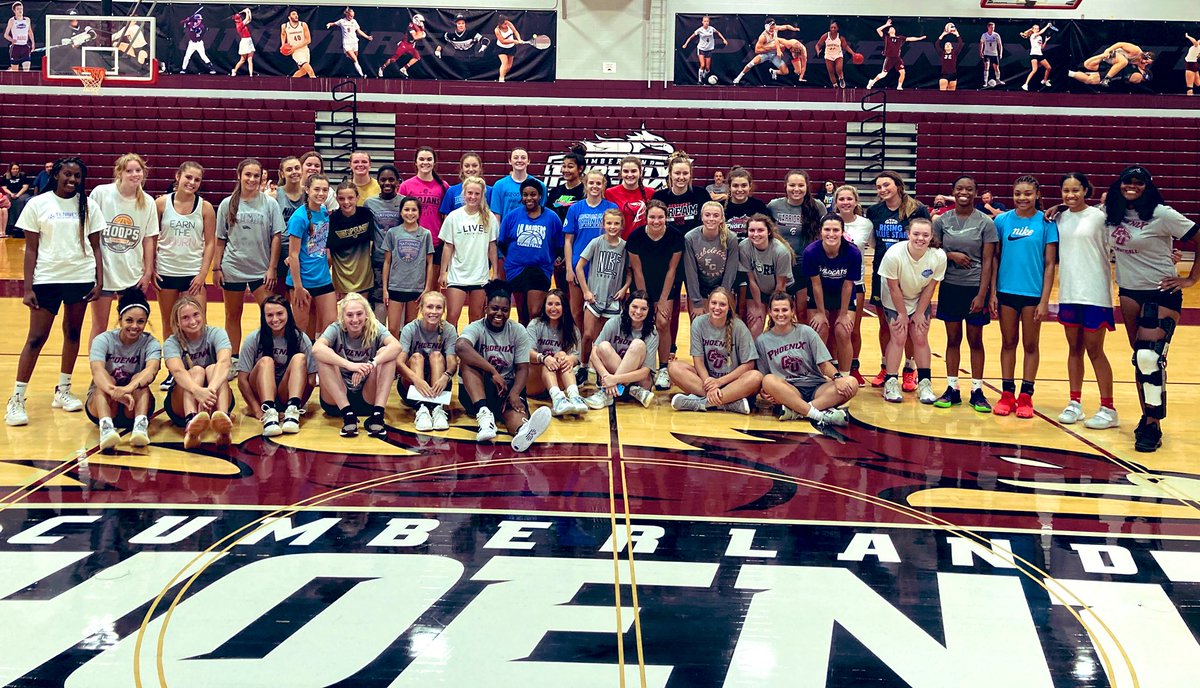 CumberlandWBB's tweet photo. Had a wonderful turnout today for Elite  Camp! Loved getting to spend time with such an awesome group. Thank you to all the girls who came, and for all of the families that brought them! 

#riseup https://t.co/mxgGbh7FWG