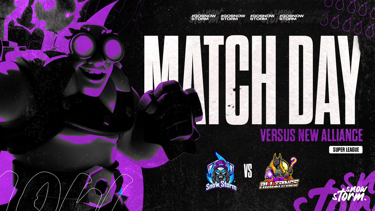 SnowStormeSport's tweet photo. #ClashRoyale | ¡Matchday!

Regresamos a la actividad en un partido interesante , contra un gran rival daremos de todo por traer esa victoria a casa  🥶

[UNICA ACTIVIDAD]

📌  2 Jornada 
🏆  @SuperLeague_CR
🆚  @NewAlliance_GG
⏰ | 20:00 🇲🇽

#LetsGoSnow🌨️ https://t.co/uppT0kQ3W0