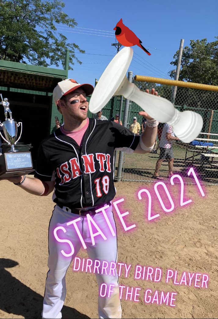 IsantiRedbirds's tweet photo. The bats stay hot as the Redbirds secure the 1 seed out of #Region1C with 16-1 W!! #DirrrtyBird Bath Player of the Game goes to @Mitchelljon6 going 2 for 2 with two 2Bs!! Brackets for #WCH2021 will be released later tonight!! #DirrrtyBirds https://t.co/KjuCmdDXes