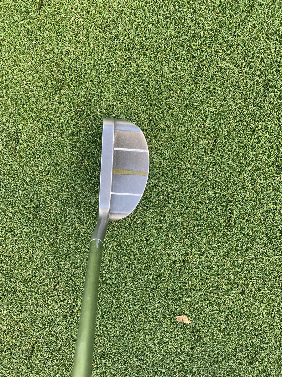 BrentleyGC's tweet photo. Here’s the putter that James Piot won the #USAmateur with. Nicknamed “The Garbage Putter,” a decade-old putter that originally belonged to his dad. He drew a line on it and even uses a mallet head cover. https://t.co/ZrZ9gLQpxn
