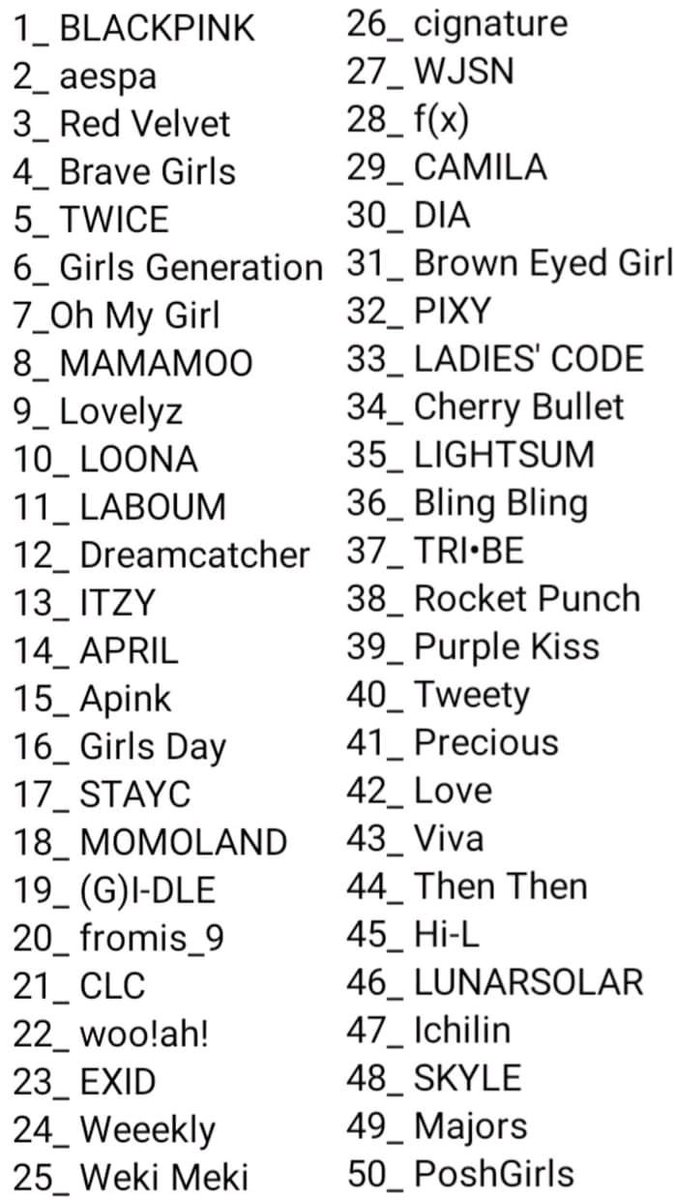 ForEVERGLOW_6's tweet photo. --TOP 50 AUGUST GIRLGROUP BRAND REPUTATION.

As u can see EVERGLOW is not in the list again, it makes me feel sad, it's been how many months, almost 7 months and everglow still did not enter the list, ia gg's is in the list, but everglow an active gg struggling to enter the list+ https://t.co/VwosD1XRoA