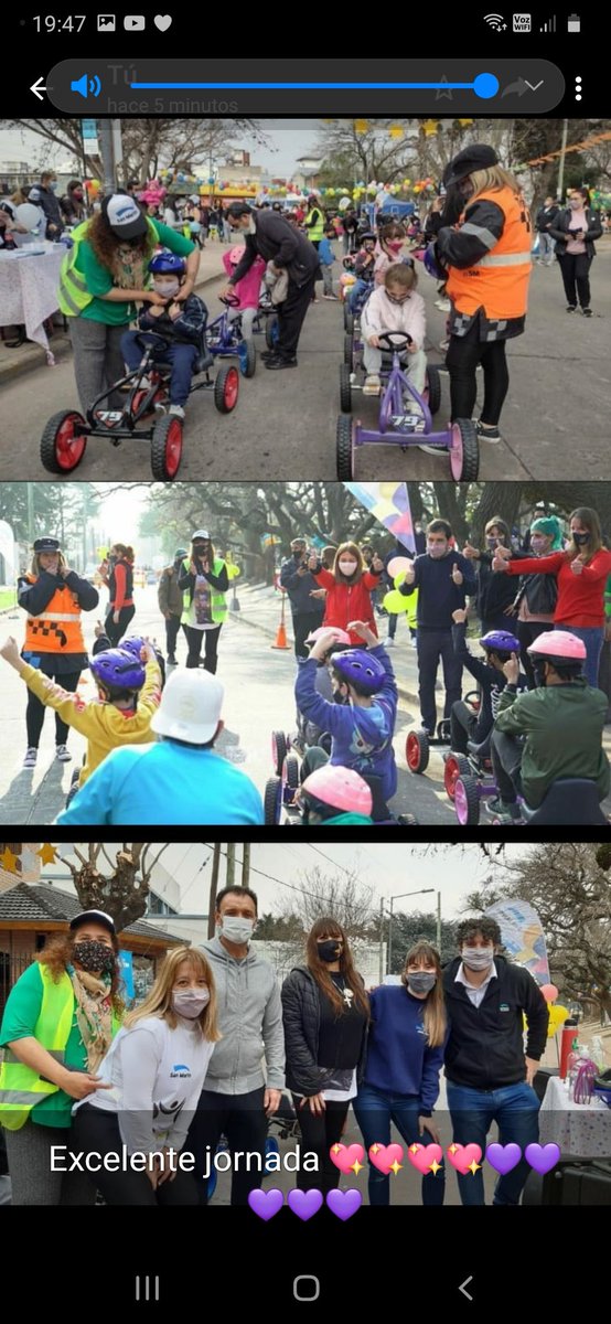 #DiaDeLasInfancias 
Construyendo juntos cultura vial con los más pequeños 
Aprender jugando
Emoción pura de formar parte de este dia
#LaCiudadQueQueremos
#educaciónvial 
<a href="/SanMparaTodos/">SanMartínParaTodos</a> 
<a href="/sanmartingob/">San Martín</a> 
<a href="/DiegoPerrella/">Diego Perrella</a> 
<a href="/rditale/">Romina Ditale</a> 
<a href="/malditaspicadas/">Malditas Picadas</a>