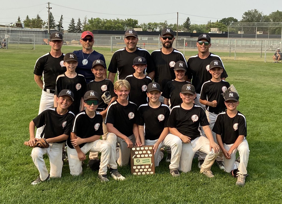 Congratulations to the Regina Yankees who are the 2021 11U AA Tier 2B Provincial Champions with a 10-6 win over the Saskatoon Cardinal Chaos.