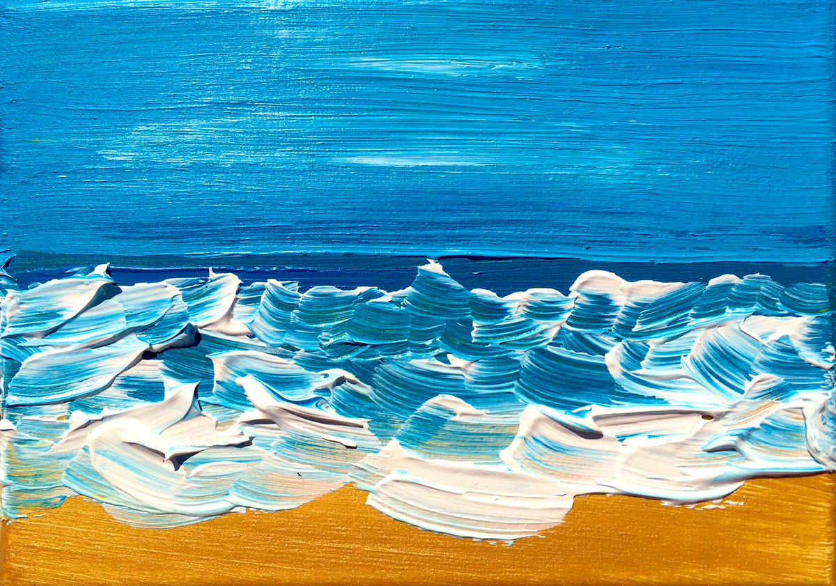 susanpmains's tweet photo. Today’s painting. The sunshine made me want to dive right in! #CreativeCoasts 🌊☀️🖌🏊♀️☀️ https://t.co/9SdxamFquX