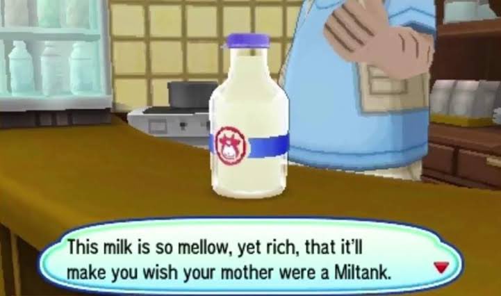 Touya! ☆ on X: This description for MooMoo milk is sending me lmao  #pokemon  / X