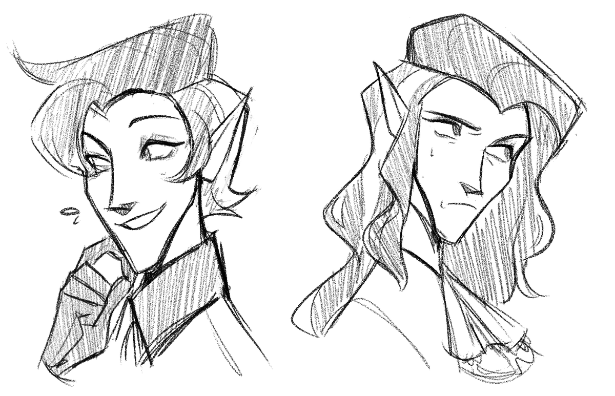 「trying to remember how to draw my oc as a warmup 」aster🌙 starridgeの漫画