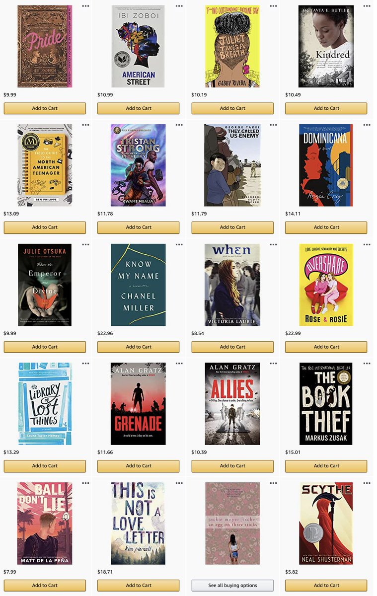 JenRoberts1's tweet photo. I'm only tweeting this once. RTs appreciated. My list, for those who would like to help our classroom library build back better. #clearthelists #educators #diversebooks

I sent home lots of books on 3/13/20. Most of which have not come back yet. 

https://t.co/93lhcDyyGD https://t.co/6ufK4IknpL