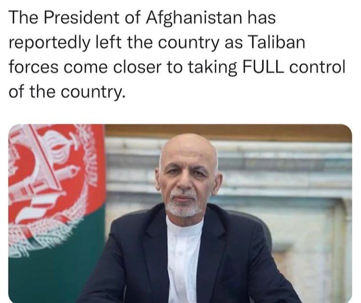 #BreakingNews Taliban takes over Afghanistan as US troops, Afghanistan government officials and citizens leave in droves in cargo planes...