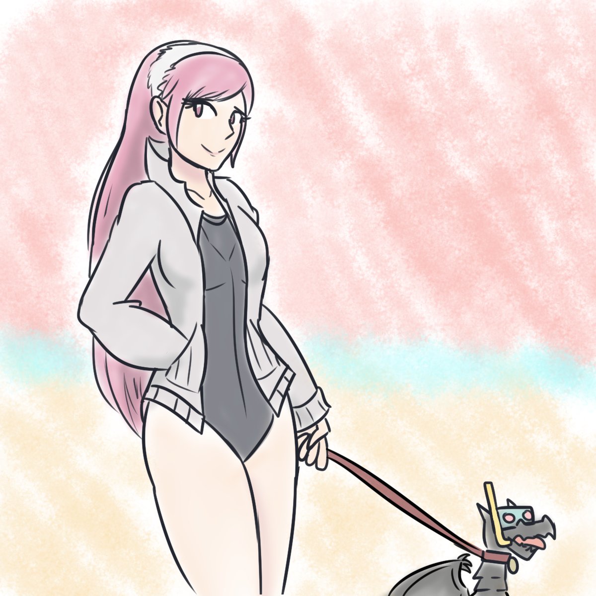 JDAlbum's tweet photo. swimjacket Cherche doodle #December #Day2 2018 #FireEmblem #Awakening #FE13 #Cherche #Minerva #swimjacket #jdarts #bean https://t.co/Wjb4l1j73N