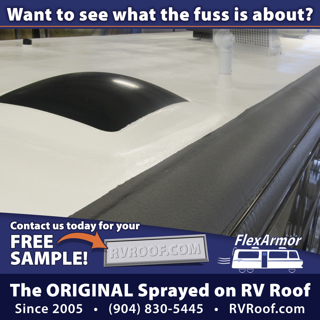 Have you been considering a new RV roof? Have you read the 5-star reviews that FlexArmor consistently receives? Are you still not quite sure FlexArmor is all that it's supposed to be? Well, let us send you a FREE SAMPLE so you can see for yourself!

zcu.io/jm3S