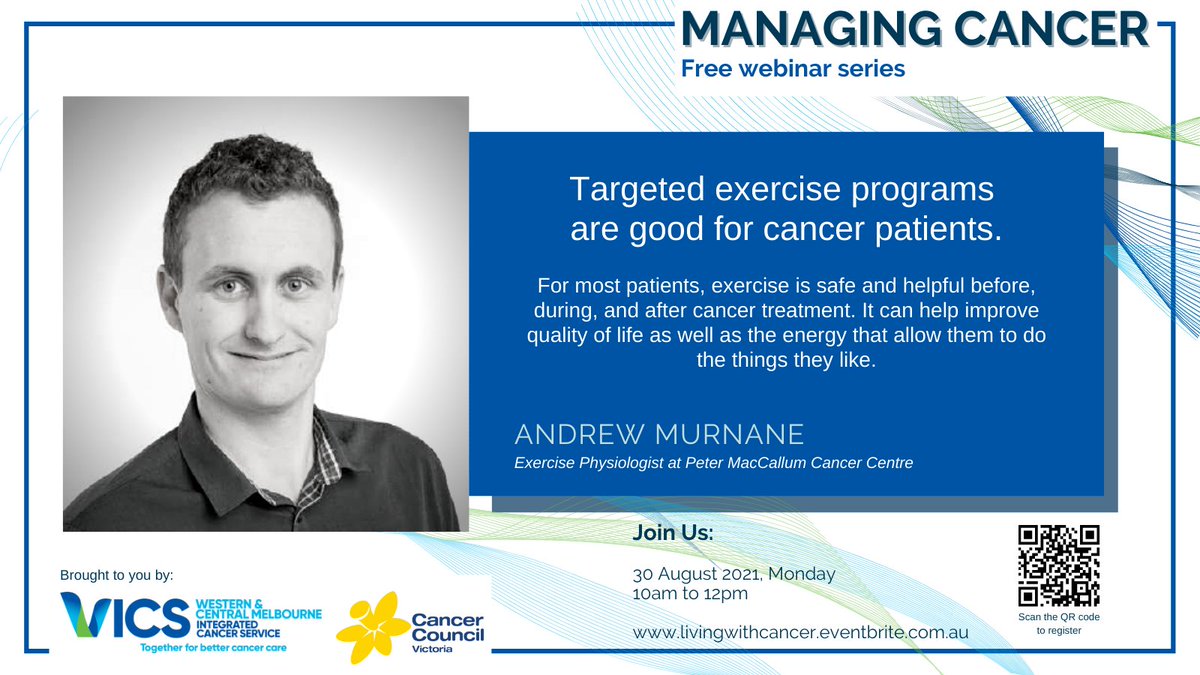 WCMICS's tweet photo. #ManagingCancer #webinar #PeopleAffectedByCancer #PatientCare #PatientEducation #Cancer https://t.co/bJQsQ1Gkp1