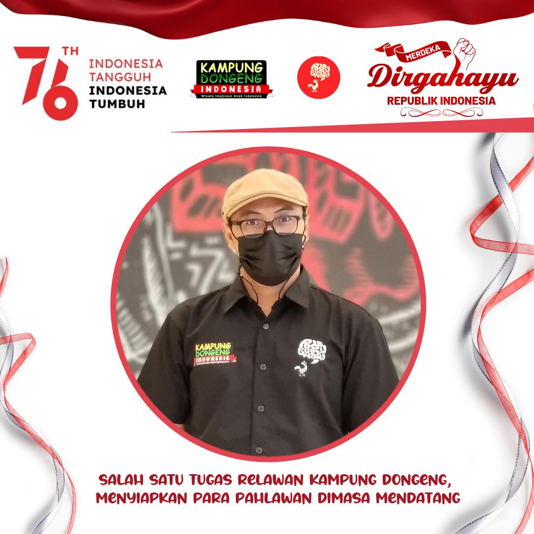awamprakoso's tweet photo. Salah satu tugas relawan anak yang terpenting, tanpa lelah menjaga, melindungi, menggembirakan dan memberikan pendampingan secara baik bagi anak-anak. Karena sesungguhnya kita wajib menyiapkan para pahlawan dimasa mendatang (kak Awam)
#76thKemerdekaan
#kampungdongeng https://t.co/A6X6nJuRqL