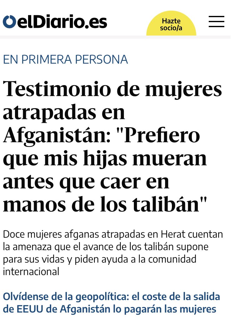 eukenearana's tweet photo. LO HACEMOS VIRAL?
⚔️Las mujeres atrapadas en Afganistán nos necesitan⚔️
👉🏼Firma la petición para abrir las puertas a Afganistán y las afganas‼️
https://t.co/2nZlhkcFnp… 
👉🏼Testimonio de una Afgana"Prefiero que mis hijas mueran antes que caer en manos de los talibán" https://t.co/sgimg4I8tc