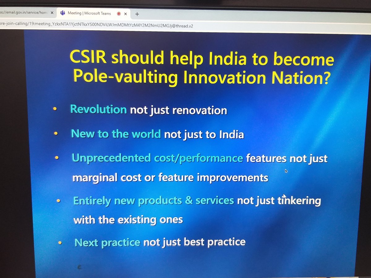 Shubhada Kapil (@kapilshubhada) on Twitter photo <a href="/rameshmashelkar/">Raghunath Mashelkar</a> expressed his views for New CSIR for New India by being aspirational, resilient, inclusive, assured and ever leading in every front.
#AzaadiKaAmritMahotsav
<a href="/shekhar_mande/">Shekhar Mande</a> <a href="/Ranjana_23/">Ranjana Aggarwal</a> <a href="/jayantss66/">Jayant Sahasrabudhe</a> <a href="/hjkhan/">Hasan Jawaid Khan</a> @CSIR_NISCAIR <a href="/CSIR_IND/">CSIR, India</a> <a href="/VigyanPrasar/">Vigyan Prasar</a> <a href="/Vibha_India/">Vijnana Bharati</a> <a href="/rameshmashelkar/">Raghunath Mashelkar</a> expressed his views for New CSIR for New India by being aspirational, resilient, inclusive, assured and ever leading in every front.
#AzaadiKaAmritMahotsav
<a href="/shekhar_mande/">Shekhar Mande</a> <a href="/Ranjana_23/">Ranjana Aggarwal</a> <a href="/jayantss66/">Jayant Sahasrabudhe</a> <a href="/hjkhan/">Hasan Jawaid Khan</a> @CSIR_NISCAIR <a href="/CSIR_IND/">CSIR, India</a> <a href="/VigyanPrasar/">Vigyan Prasar</a> <a href="/Vibha_India/">Vijnana Bharati</a>