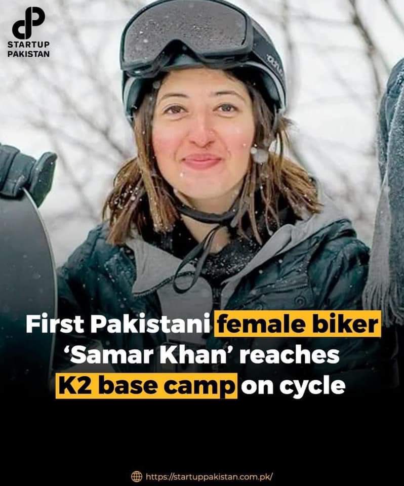 AndleebAbbas's tweet photo. SuperWoman...All the way to K2 base camp on the bike...#TalentPK #PakistanZindabad https://t.co/0U21udE1KP