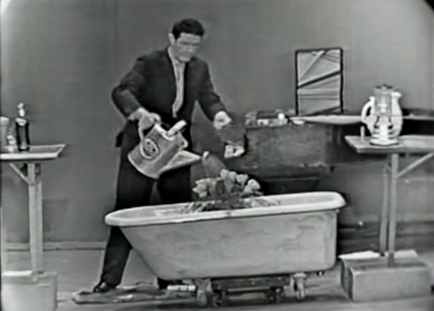 openculture's tweet photo. John Cage Performs Water Walk on US Game Show "I’ve Got a Secret" (1960) 

https://t.co/rDdco1P5T1 https://t.co/OuXHjtcjtY