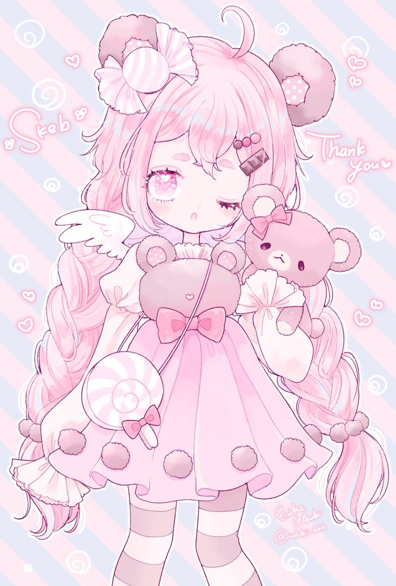 うづきえりか Skeb Skeb Vtuberちゃん かな のかわいいくまの女の子の 新しい服と髪型をとのリクエストでした ありがとうございました T Co Gfozrzrsia Skeb Commission T Co M2euqyj3 Twitter