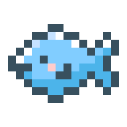 かんぱん ドット絵の練習してみました 16 16でサカナ 透過したらスタンプっぽくなりました 魚 ドット絵 Dotpict イラスト T Co Tgmmvfrkr1 Twitter