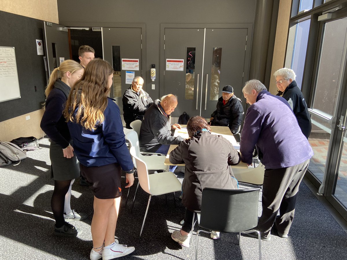 mrskaukau's tweet photo. #nzhpe students in L3 Hauora trialing their games for Kaumatua olympics today getting feedback from their authentic partners #hapori #hui #connectinglearning #anyonecanlead https://t.co/ppazvzz9wl