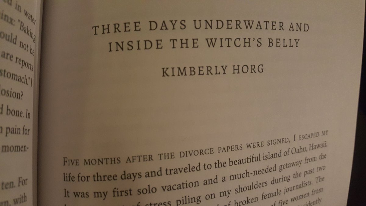 I am excited to see my essay "Three Days Underwater and Inside the Witch's Belly" in print. 😀 I just received my contributors copy in the mail. The theme of this issue was wisdom. You can read my essay and other prose and poetry by preordering copies at assurepress.org/bookstore.