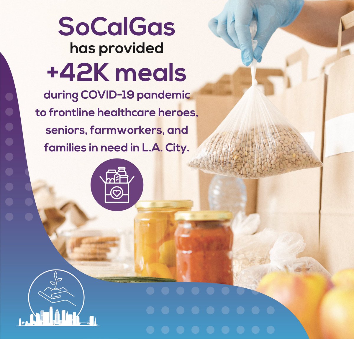 ULF_LA's tweet photo. During #COVID19 our amigos @socalgas are partnering w/ regional charity orgs to provide free meals, groceries and restaurant gift cards to thousands of individuals from 20 underserved communities across LA.

👉 Learn more at: https://t.co/8p3vVnMr5I

#UnitedLatinxFund #SoCalGas https://t.co/GQ9EXCWP6S