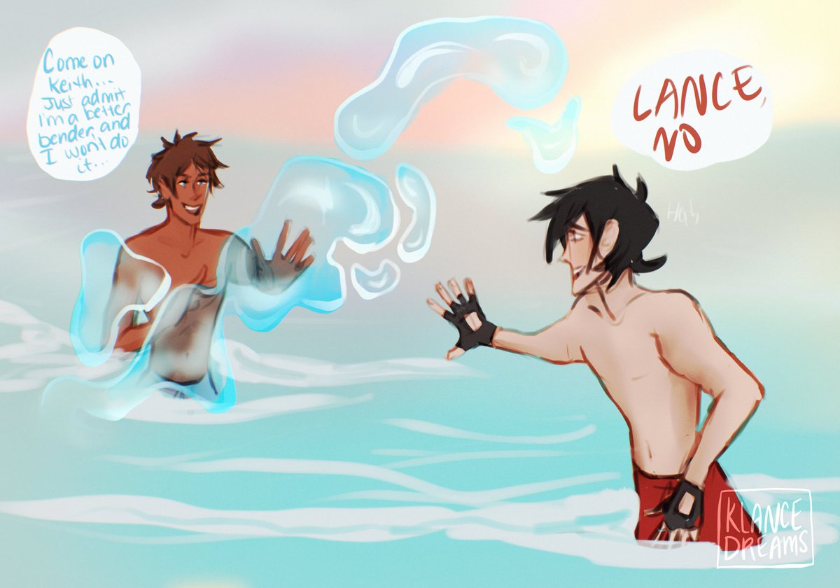 klance__dreams's tweet photo. 🌊🔥 bender AU i forgot to post ✨ https://t.co/nfOa8QMECj