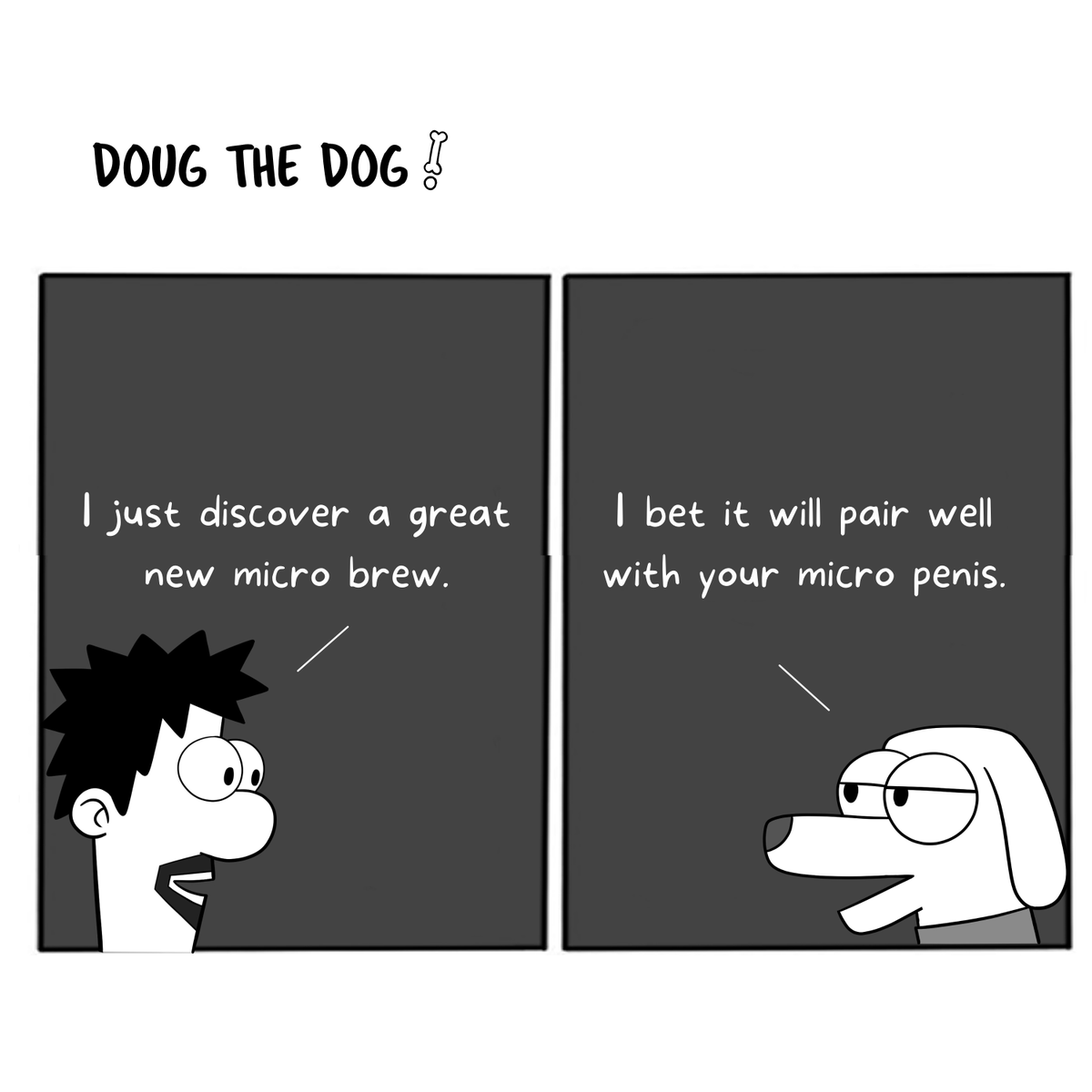 DougTheDogComic's tweet photo. I understand this may offend #microbrew #beersnobs but this is what pops up in my mind everytime i hear words like #ipa and #summerale.
#webcomic #comicstrip #funnydog https://t.co/vL6e3cMAWT