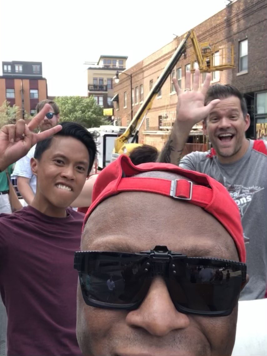 MSUMEarnest's tweet photo. Dragon proud at Pride. https://t.co/bbqxy0Gmhe