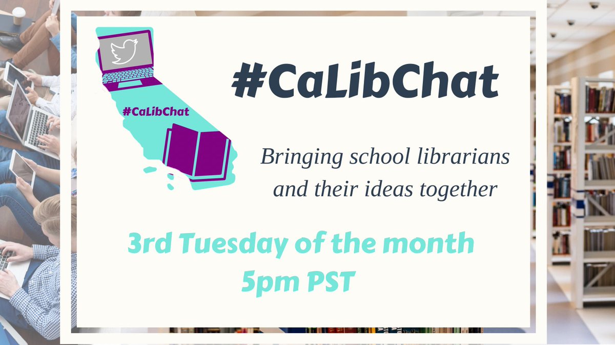 4csla's tweet image. Join us THIS WEEK for the return of #CaLibChat. We’ll be discussing beginning-of-year practices and welcoming students back after Distance Learning. #4csla #SchoolLibrary #TLchat #ISTELibs #FutureReadyLibs #AASLChat
