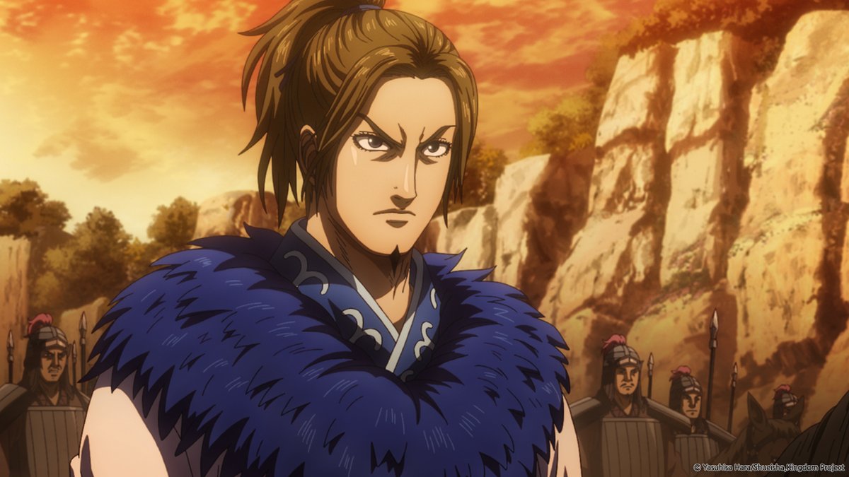 [애니플러스 8/16 23:30 방송 『킹덤 3기』 17화 "본능형의 극치"] - 비신대를 이끌고 왕도 함양을 위기에서 구하기 위해 빠르게 움직인 표공은 이목의...