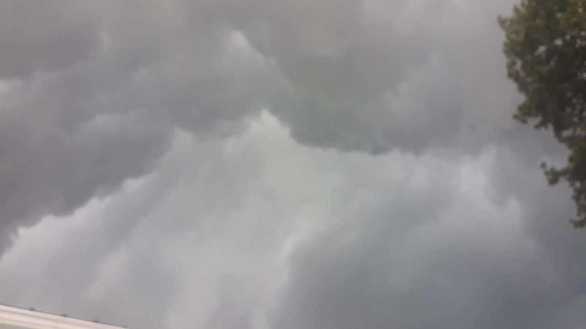 Forgot to post some pictures of the second derecho there on friday. Didnt get much wind outa either but the second had a pretty good sized whales mouth. God I love the turbulence and motion in the structure. Maybee the atmosphere in north central ohio DOES remember how to weather https://t.co/zhiIyagmOI