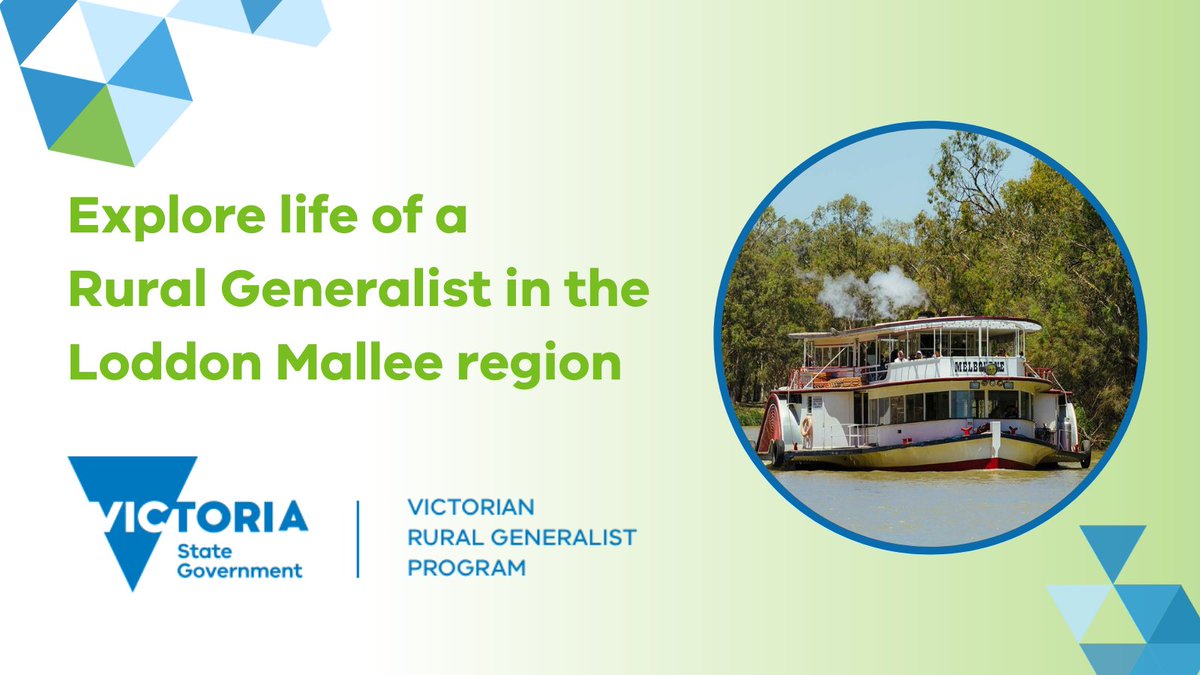 #RuralGeneralism plays an important role in the beautiful Loddon Mallee Region. The region has long-standing close relationships between larger hospitals, the smaller health services &amp; GP clinics. Explore the Loddon Mallee region with the #VRGP now via bit.ly/3j6T3f8.