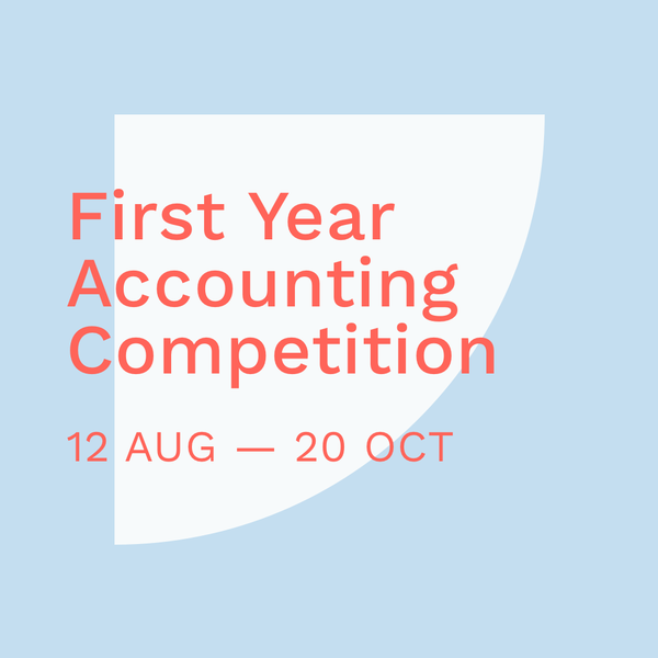 We’re excited to be partnering with Chartered Accountants Australia and New Zealand (CA ANZ), MYOB and Accounting and Finance Association of Australia and New Zealand (AFAANZ) to bring another First-Year Accounting Competition to students across Australia and New Zealand!
