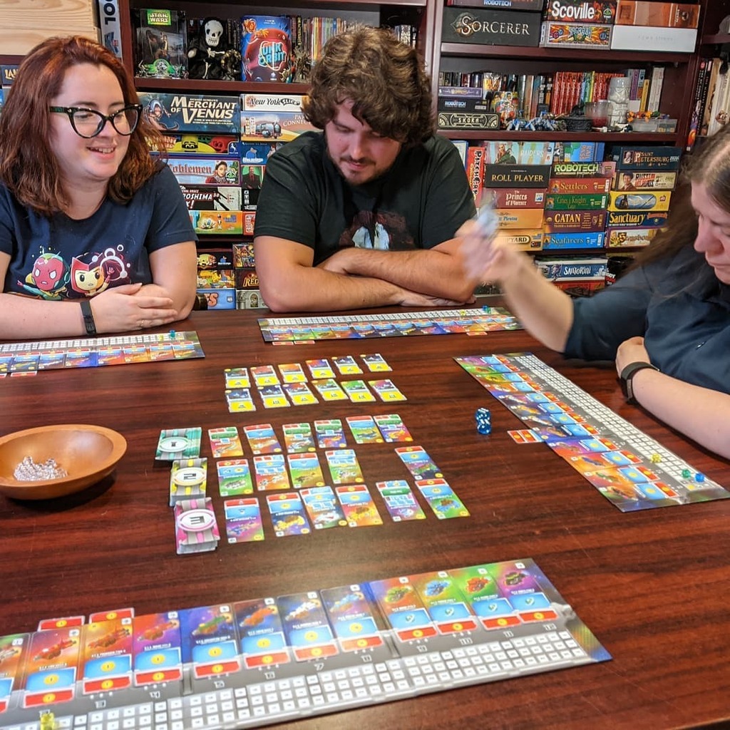 TabletopBellhop's tweet image. Four player Space Base

#SpaceBase #GameNight #SciFiGame #FourPlayer #Boardgames instagr.am/p/CSnhwU7LWdG/