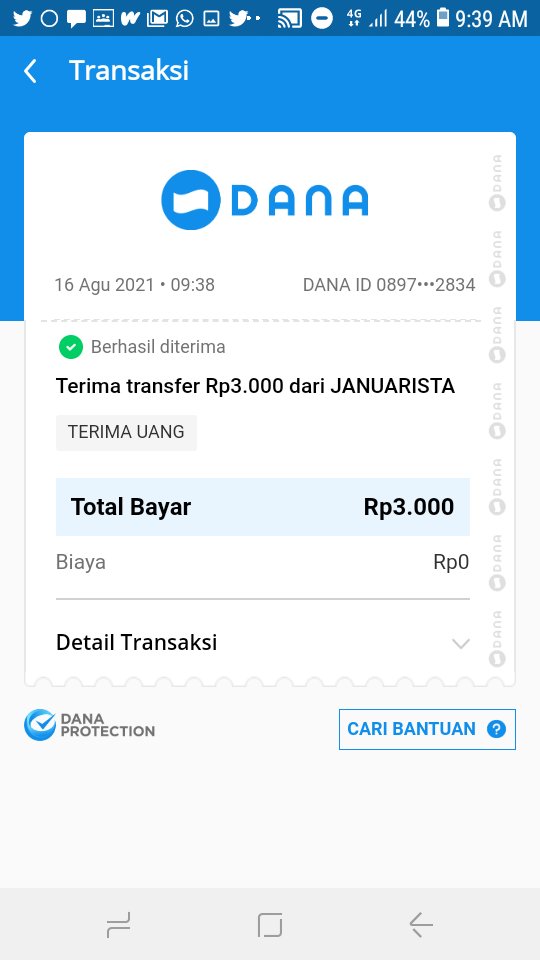 raemikoo's tweet photo. Alhamdulillah Terimakasih banyak kak @stariusstar ya Allah aku nggak nyangka bakal menang๐ญsemoga rezeki kakak dilancarkan semoga kakak dan sekeluarga selalu sehat dan dilancarkan rezekinya #rissytesti https://t.co/SRU8pqaqOh
