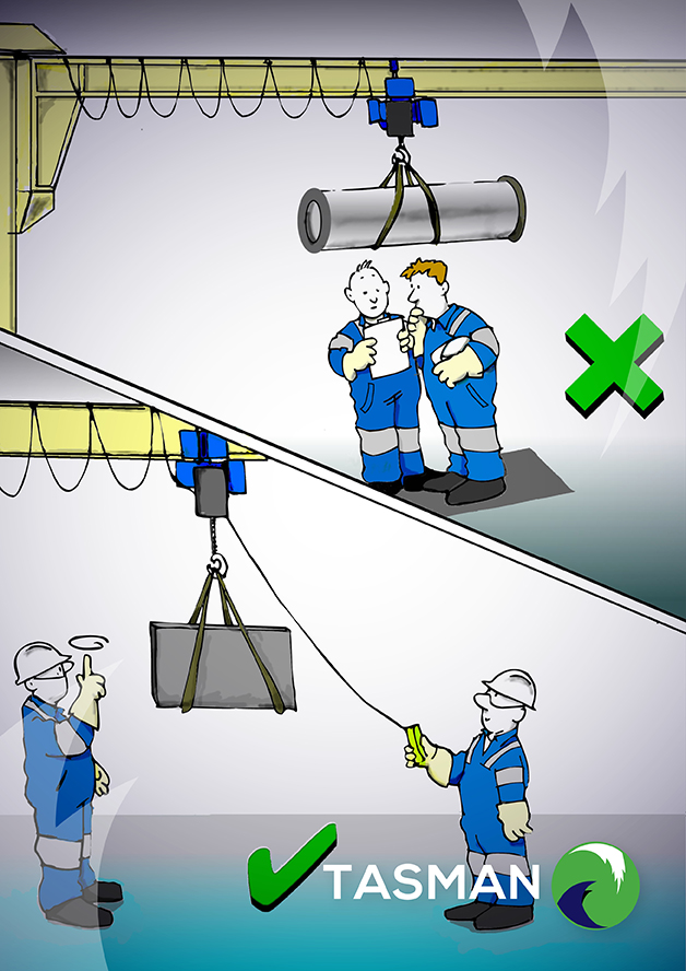 TasmanOilTools's tweet photo. Tasman's Q3 safety campaign focuses on safe operation &amp; use of overhead cranes. There are 5 major steps to ensure safe use
- Pre-operational checks
- Operational checks
- Planning the lift
- Operational rules
- Shutdown procedure
#Tasman #Tasmansafety #EnergyTransition #ypftf https://t.co/r2kGsg3Dfy