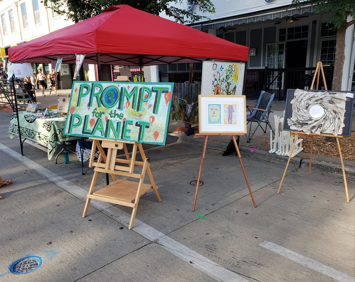 PromptFor's tweet image. We had a great time at the IC ArtsFest this weekend with @prompt_press and @LENAproject #promptfortheplanet
