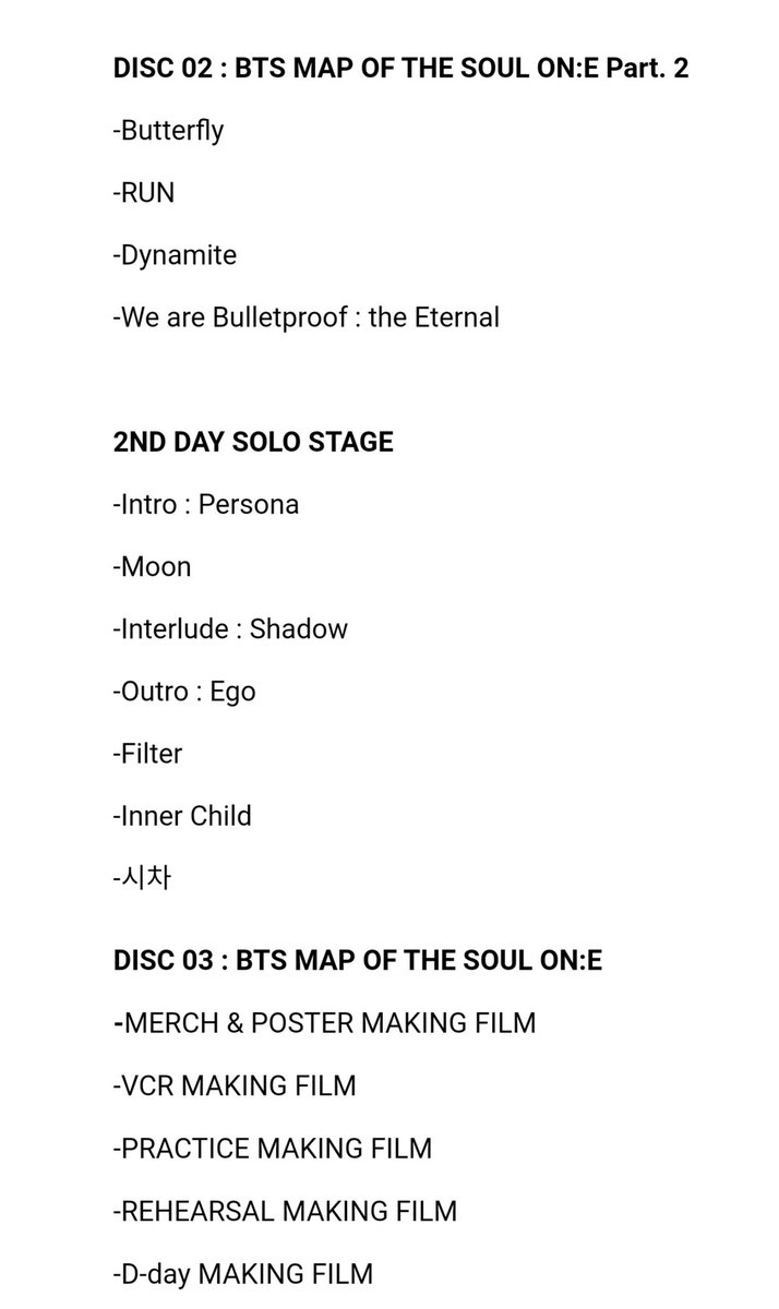 @bts_bighit BTS MAP OF THE SOUL ON:E Blu-ray